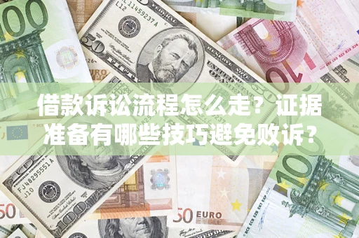 济南借款诉讼流程怎么走？证据准备有哪些技巧避免败诉？