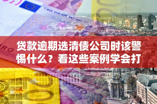 济南贷款逾期选清债公司时该警惕什么？看这些案例学会打翻身仗