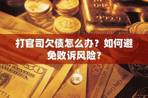济南打官司欠债怎么办？如何避免败诉风险？
