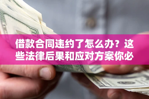 济南借款合同违约了怎么办？这些法律后果和应对方案你必须知道