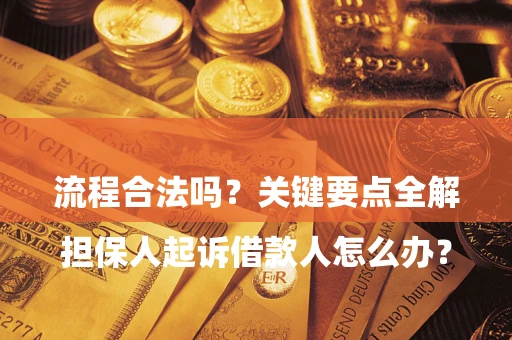 济南

担保人起诉借款人怎么办？流程合法吗？关键要点全解析