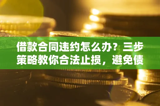 济南借款合同违约怎么办？三步策略教你合法止损，避免债务危机升级